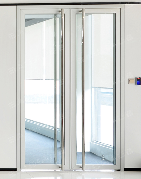 Double glass system door